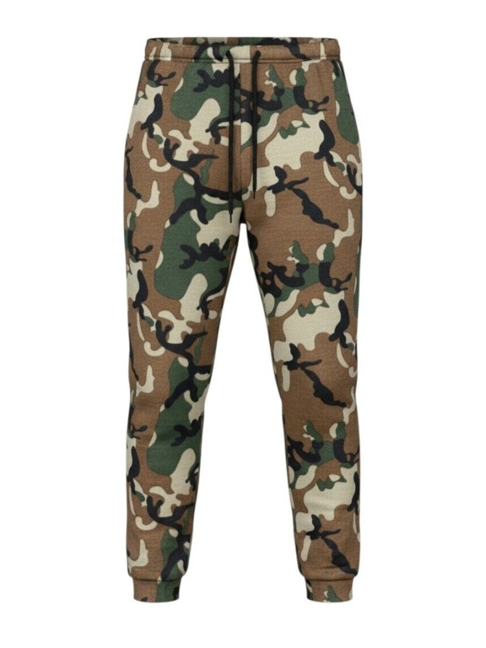 Thrill 64 Camo Jogger Sweatpants Drawstring Waist L Womens
